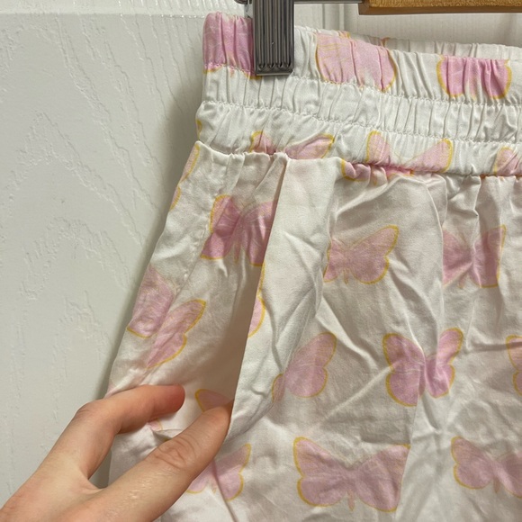 Oliver James Collection White Butterfly Pajama Set - Picture 8 of 15